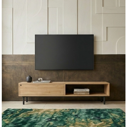 Szafka RTV-82 Drewno Lite Dąb Loft Lakier Rozmiary od 100 cm do 200 cm PREMIUM